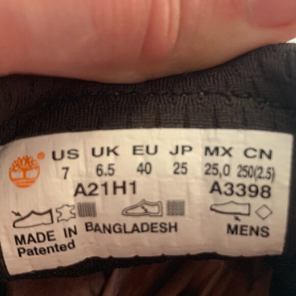 Timberland Men Sz 7 Brooklyn Oxford Gray Suede Walking Shoes Womens Sz 8.5 - 9 - Picture 11 of 15